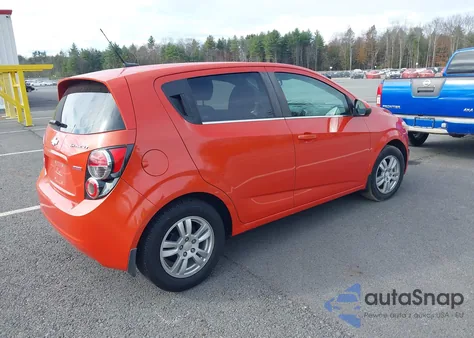 2013 Chevrolet Sonic Lt Manual from USA, damaged, VIN 1G1JD6SB2D4191275